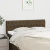 Image de vidaXL Têtes de lit Marron foncé 160 x 7 x 78/88 cm Tissu