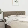 Image de vidaXL Têtes de lit Taupe 160x7x78/88 cm Tissu