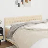 Image de SMARTGROUPSTORE BD - BD Lot de 2 têtes de lit en tissu couleur crème 100 x 78/88 cm