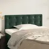 Image de vidaXL Tête de lit Vert foncé 80x5x78/88 cm Velours
