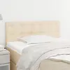 Image de vidaXL Tête de lit Crème 90x5x78/88 cm Tissu