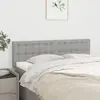 Image de vidaXL Têtes de lit Gris clair 144x5x78/88 cm Tissu