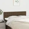 Image de vidaXL Têtes de lit Marron foncé 144 x 5 x 78/88 cm Tissu