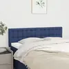 Image de vidaXL Têtes de lit Bleu 144x5x78/88 cm Tissu
