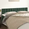 Image de vidaXL Têtes de lit Vert foncé 160x5x78/88 cm Velours