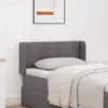 Image de vidaXL Oreille de tête de lit 2 pc Gris