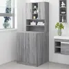 Image de vidaXL Armoire pour machine à laver Sonoma gris Bois d'ingénierie