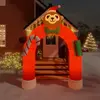 Image de vidaXL Porte voûtée gonflable de Noël avec LED 380 cm