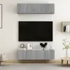 Image de vidaXL Meubles TV muraux 4pcs Sonoma gris 60x30x30cm Bois d'ingénierie
