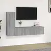 Image de vidaXL Ensemble de meubles TV 3 pcs Sonoma gris Bois d'ingénierie