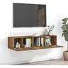 Image de vidaXL Ensemble de meubles TV 2 pcs Chêne fumé Bois d'ingénierie