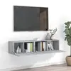 Image de vidaXL Ensemble de meubles TV 2 pcs Sonoma gris Bois d'ingénierie