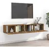Image de vidaXL Ensemble de meubles TV 2 pcs Chêne fumé Bois d'ingénierie