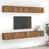 Image de vidaXL Meubles TV 8 pcs Chêne fumé 60x30x30 cm Bois d'ingénierie