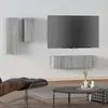 Image de vidaXL Ensemble de meubles TV 4 pcs Sonoma gris Bois d'ingénierie