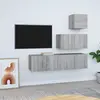 Image de vidaXL Ensemble de meubles TV 4 pcs Sonoma gris Bois d'ingénierie