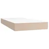 Image de Matelas de lit à ressorts ensachés Cappuccino 90x200x20 cm