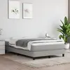 Image de vidaXL Matelas de lit à ressorts ensachés fermeté moyenne Gris clair 120x200x20 cm
