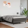 Image de Matelas de lit à ressorts ensachés Gris 120x200x20cm Similicuir