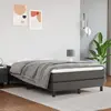 Image de vidaXL Matelas de lit à ressorts ensachés fermeté moyenne Gris 120x200x20cm Similicuir