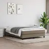 Image de vidaXL Matelas de lit à ressorts ensachés fermeté moyenne Taupe 140x190x20 cm Tissu