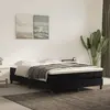 Image de vidaXL Matelas de lit à ressorts ensachés fermeté moyenne Noir 140x190x20 cm Velours