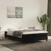 Image de vidaXL Matelas de lit à ressorts ensachés fermeté moyenne Noir 140x200x20 cm Velours