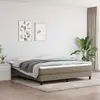 Image de vidaXL Matelas de lit à ressorts ensachés fermeté moyenne Taupe 160x200x20 cm Tissu
