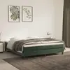 Image de vidaXL Matelas de lit à ressorts ensachés fermeté moyenne Vert foncé 160x200x20 cm