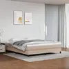 Image de vidaXL Matelas de lit à ressorts ensachés fermeté moyenne Cappuccino 180x200x20cm