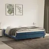 Image de vidaXL Matelas de lit à ressorts ensachés fermeté moyenne Bleu foncé 180x200x20 cm