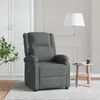 Image de vidaXL Fauteuil de massage Gris foncé Tissu