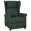 Image de vidaXL Fauteuil de massage Vert foncé Tissu