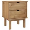 Image de vidaXL Table de chevet OTTA 45x39x57 cm bois de pin massif