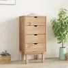 Image de vidaXL Commode OTTA 45x39x90 cm bois de pin massif