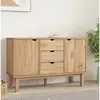 Image de vidaXL Buffet OTTA 113,5x43x73 cm Bois massif de pin
