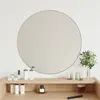 Image de vidaXL Miroir mural Argenté Ø 60 cm Rond