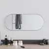 Image de vidaXL Miroir mural Argenté 60x25 cm Ovale