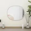 Image de vidaXL Miroir mural Argenté 30x25 cm