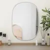 Image de vidaXL Miroir mural Argenté 50x35 cm