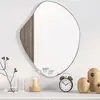 Image de vidaXL Miroir mural Argenté 60x50 cm