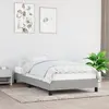 Image de vidaXL Cadre de lit sans matelas gris clair 80x200 cm tissu