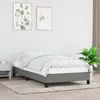 Image de vidaXL Cadre de lit sans matelas gris foncé 80x200 cm tissu