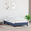 Image de vidaXL Cadre de lit sans matelas bleu 90x190 cm tissu