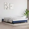 Image de vidaXL Cadre de lit sans matelas bleu 140x190 cm tissu