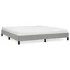 Image de vidaXL Cadre de lit sans matelas gris clair 160x200 cm tissu