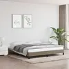 Image de vidaXL Cadre de lit sans matelas taupe 160x200 cm tissu