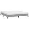 Image de vidaXL Bedframe stof lichtgrijs 180x200 cm