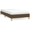 Image de vidaXL Bedframe stof donkerbruin 80x200 cm