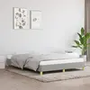 Image de vidaXL Cadre de lit sans matelas gris clair 140x190 cm tissu